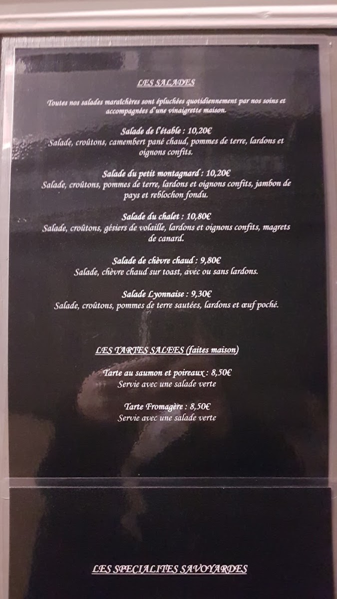 Menu Le Chalet-2