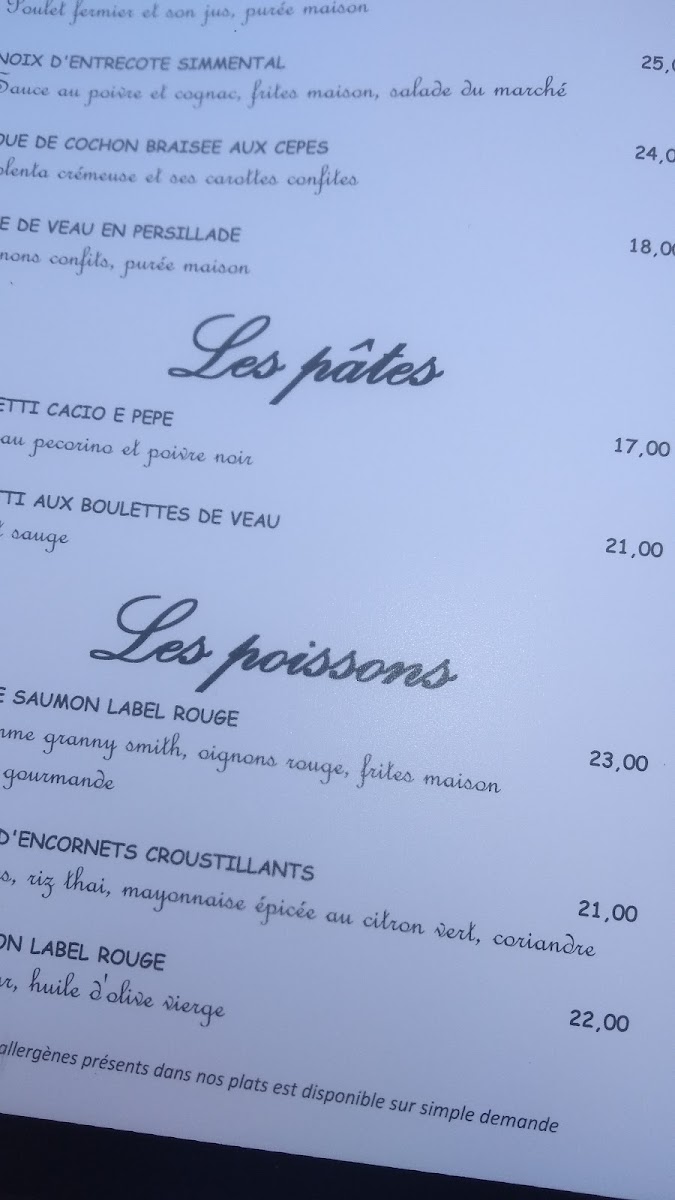 Menu Le Chantilly-8