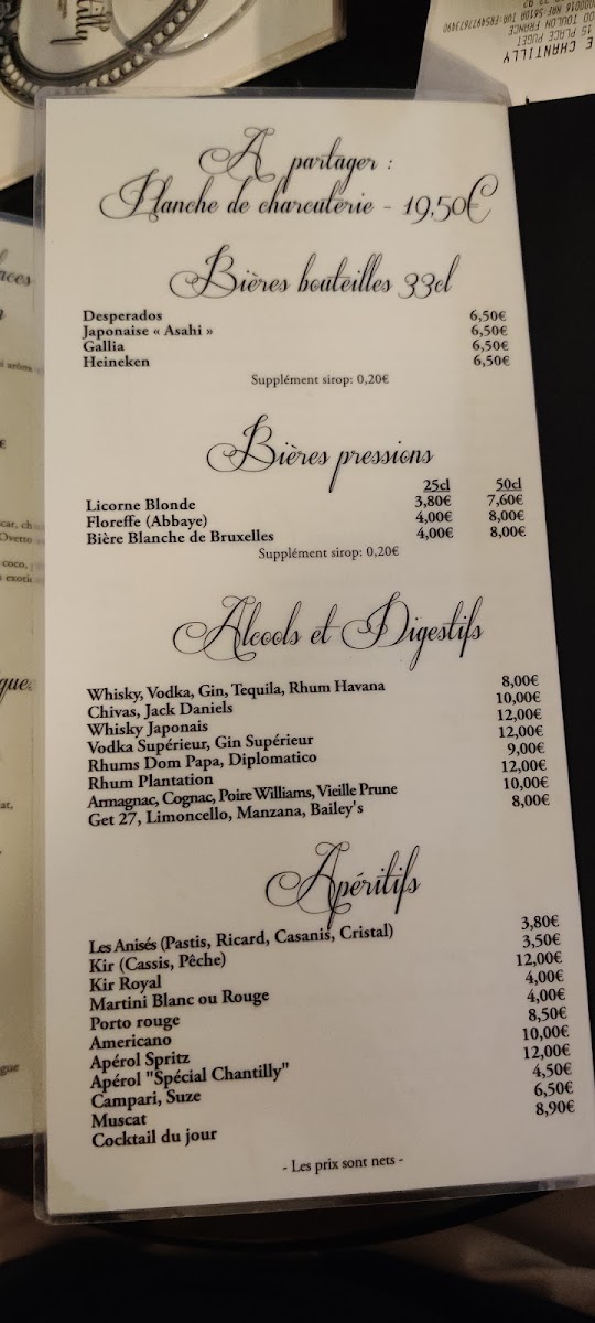 Menu Le Chantilly-9