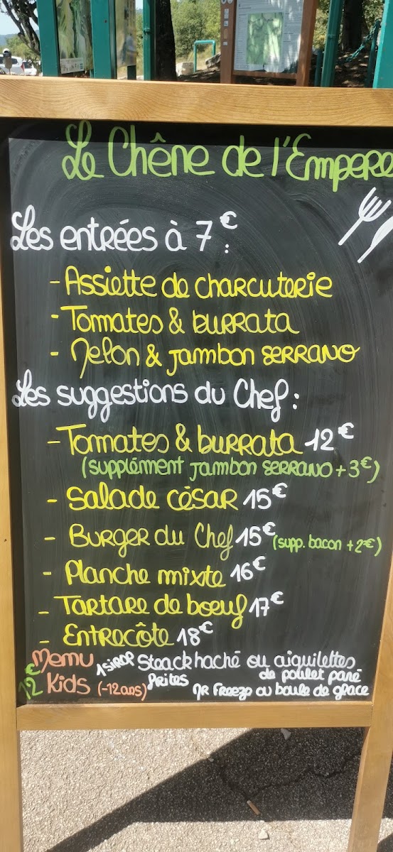 Menu Le Chêne De L'empereur-2