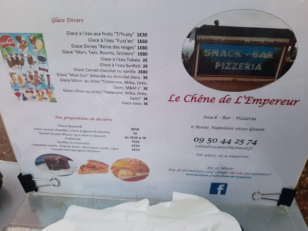 Menu Le Chêne De L'empereur-3
