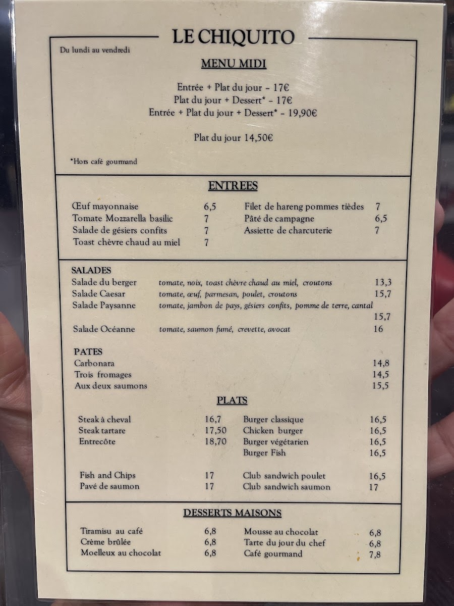 Menu Le Chiquito Tabac Brasserie-3