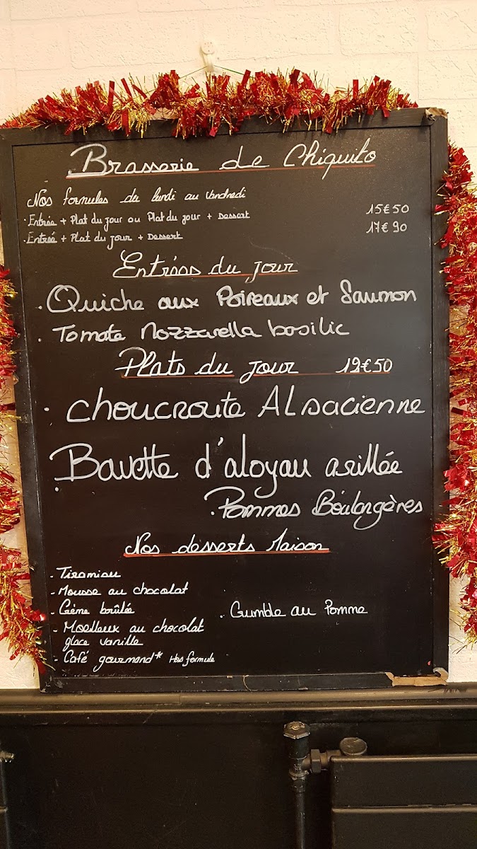 Menu Le Chiquito Tabac Brasserie-9