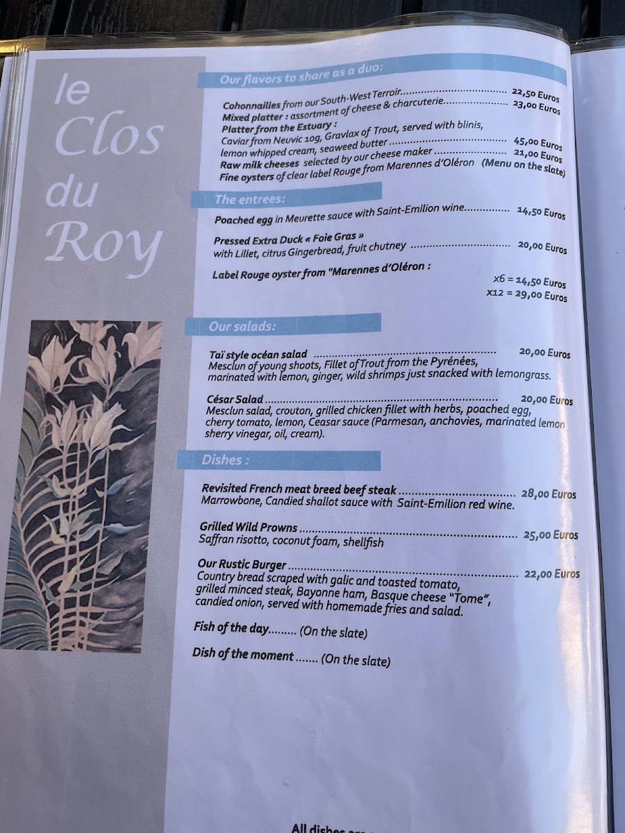 Menu Le Clos Du Roy-4