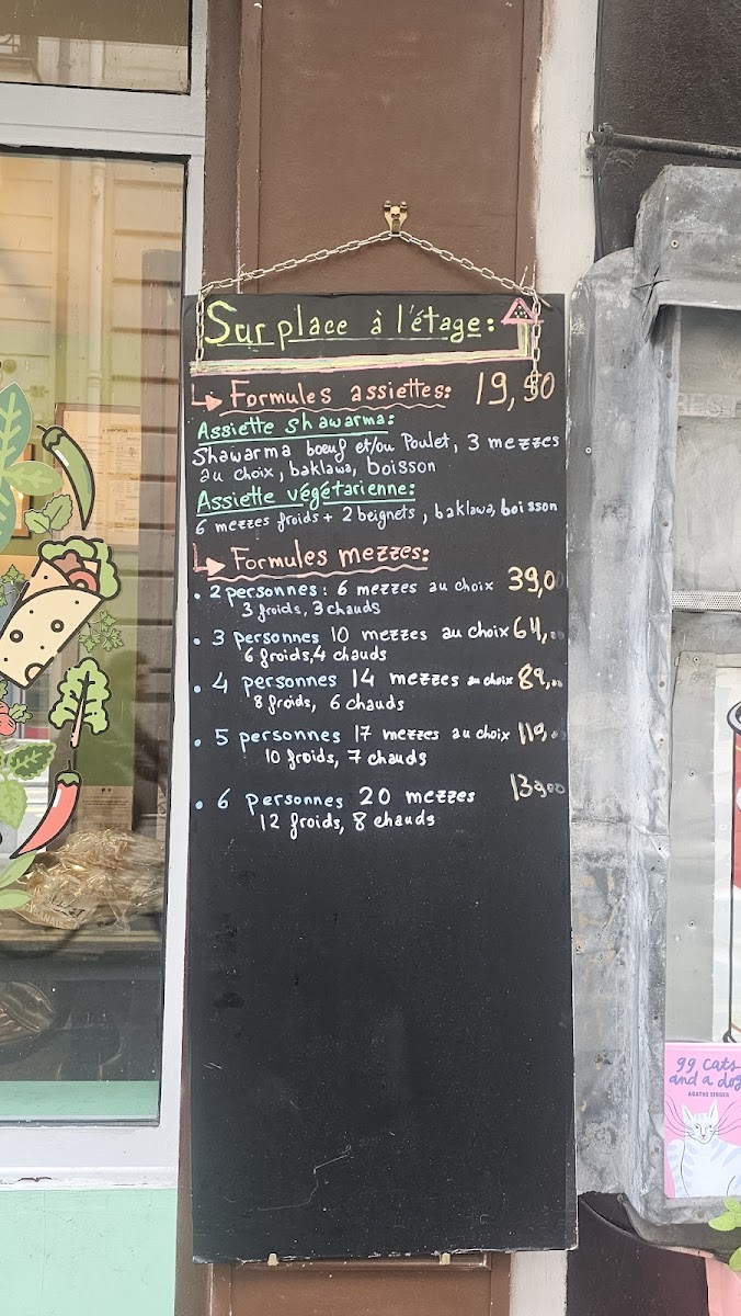 Menu Le Coeur Du Liban-10