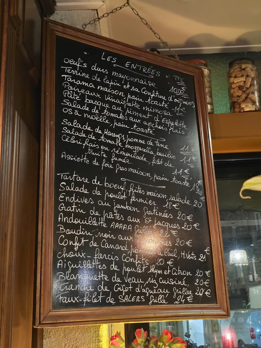 Menu Le Coin Du Rocher - Paris-1