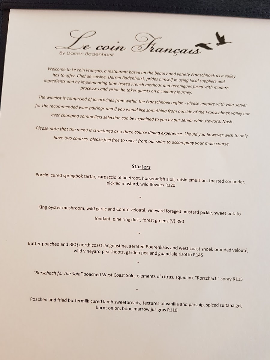 Menu Le Coin Francais Restaurant-4