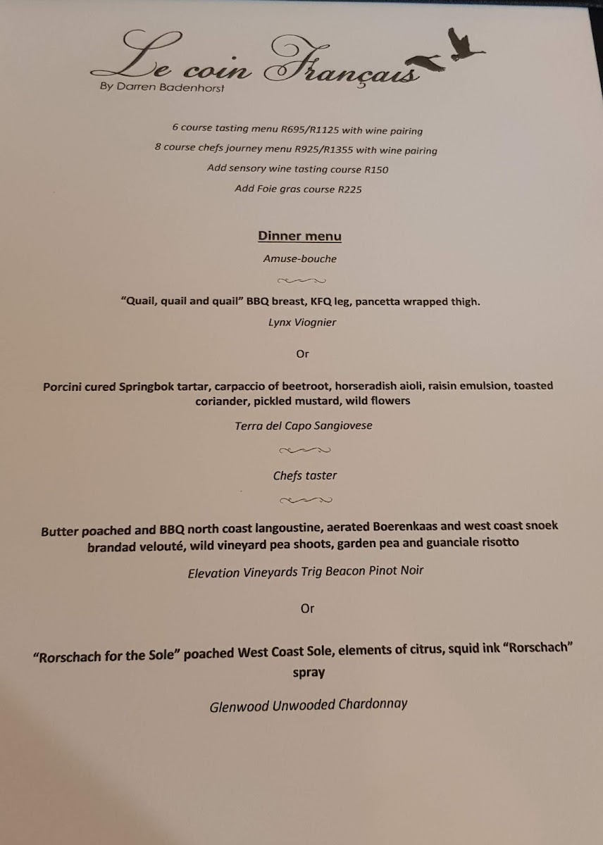 Menu Le Coin Francais Restaurant-5