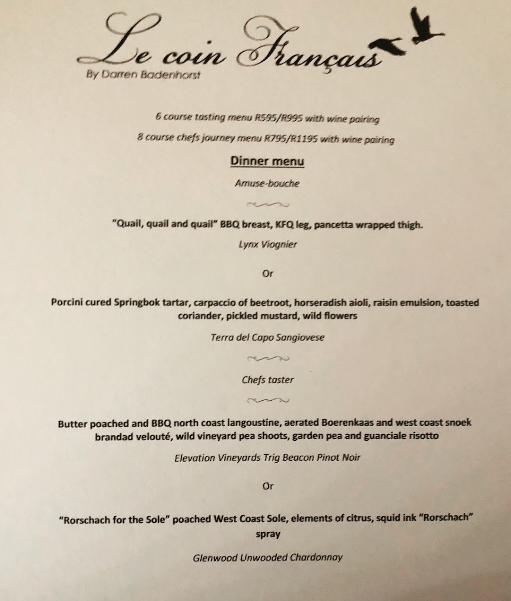 Menu Le Coin Francais Restaurant-6