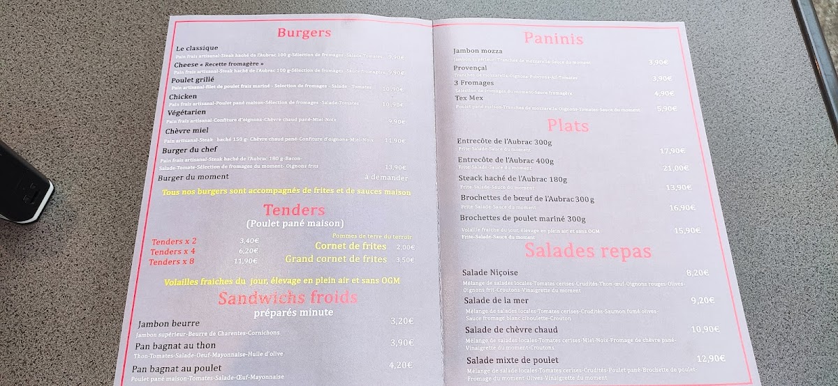 Menu Le Coin Gourmand-4
