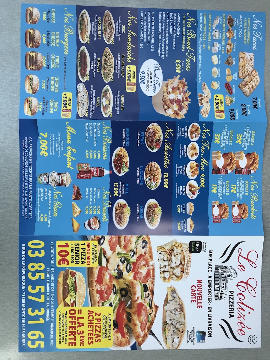 Menu Le Colisee-1