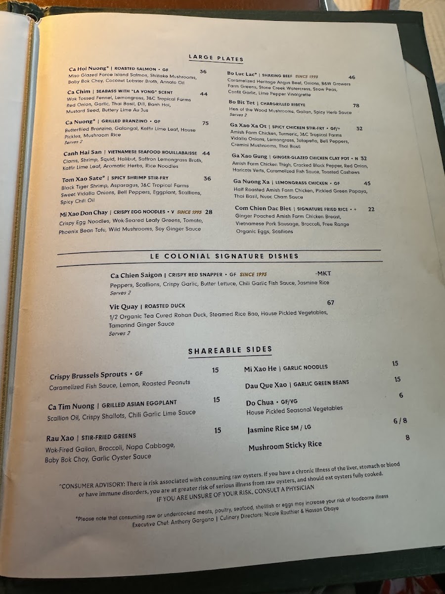 Menu Le Colonial Naples-4