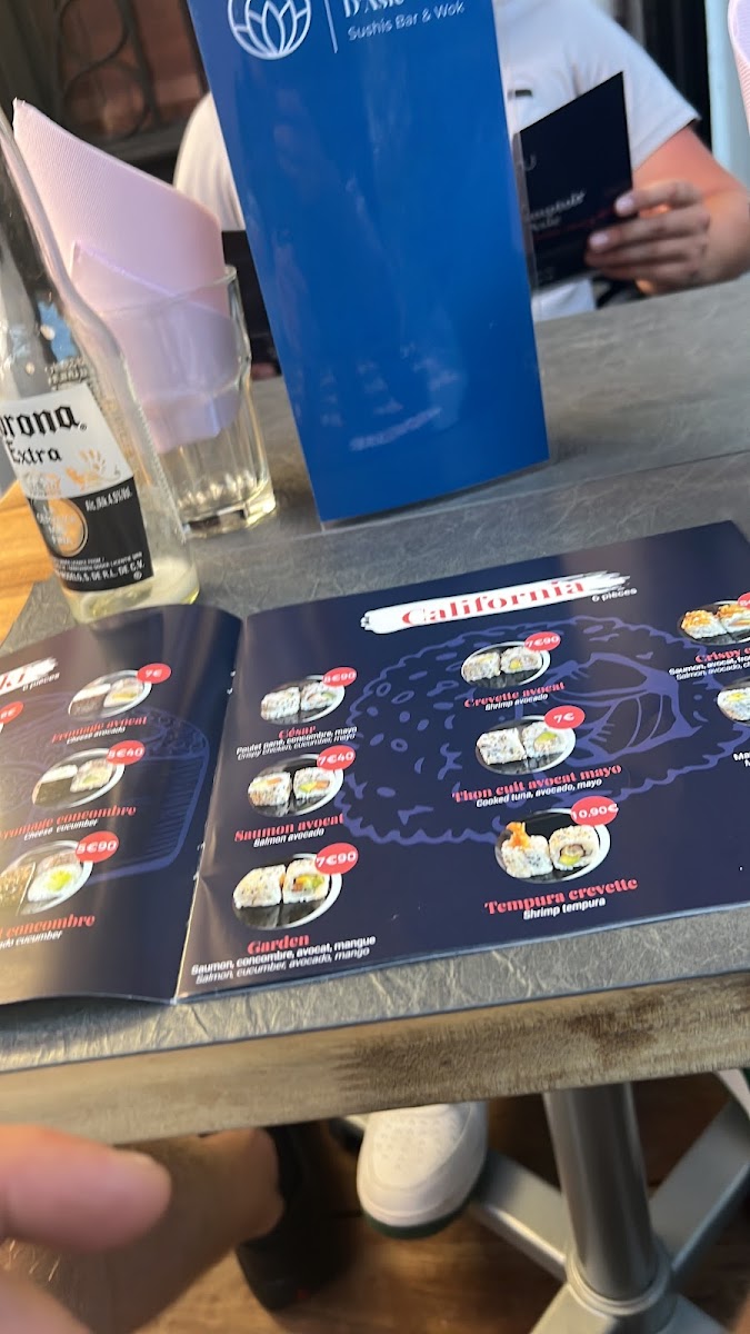 Menu Le Comptoir D'asie-1