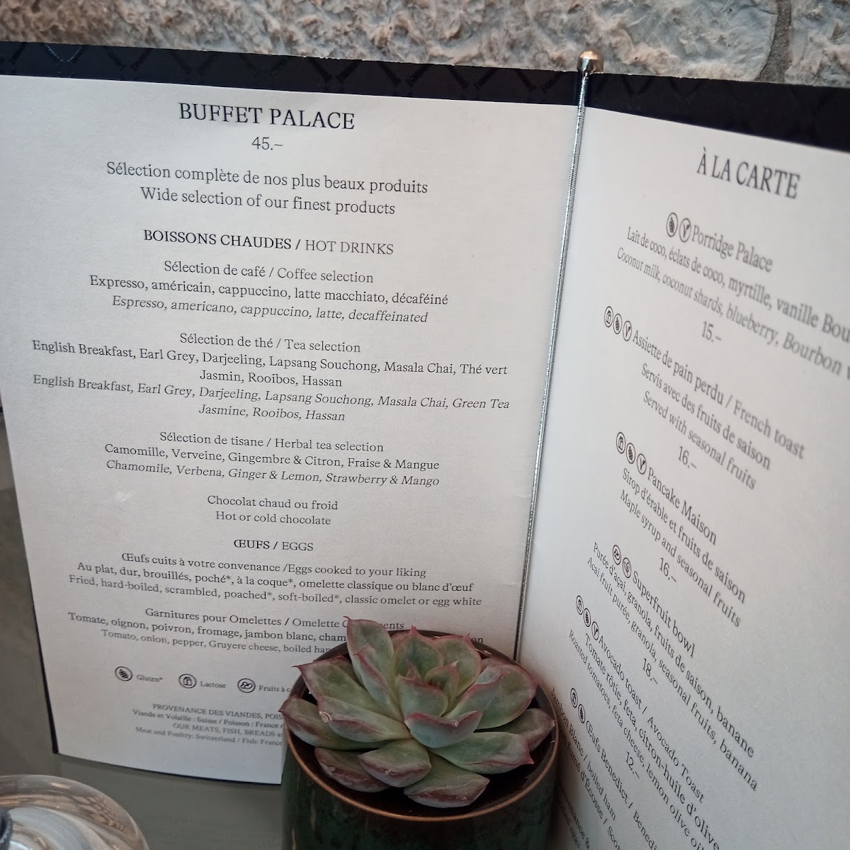 Menu Le Côté Jardin-1