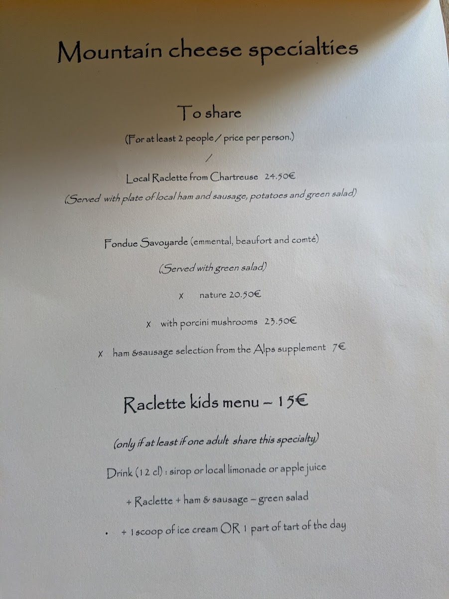 Menu Le Cours De La Vie-1