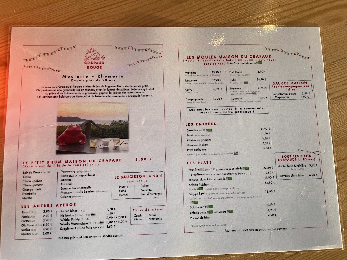 Menu Le Crapaud Rouge-1