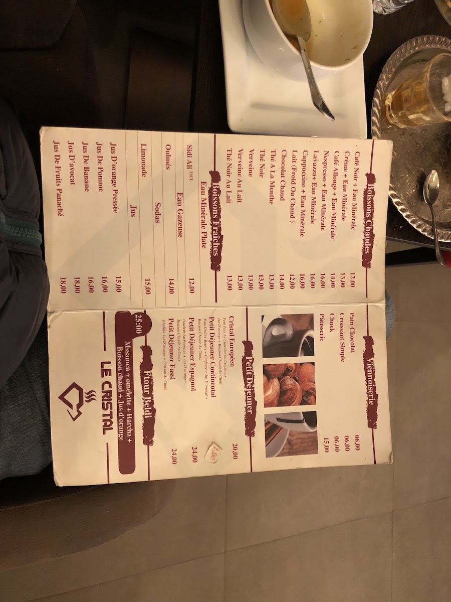 Menu Le Cristal-1