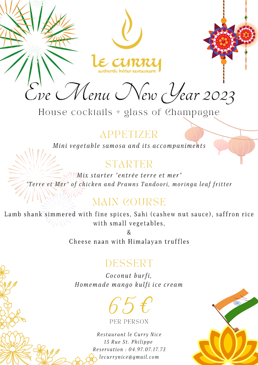 Menu Le Curry Indian-5