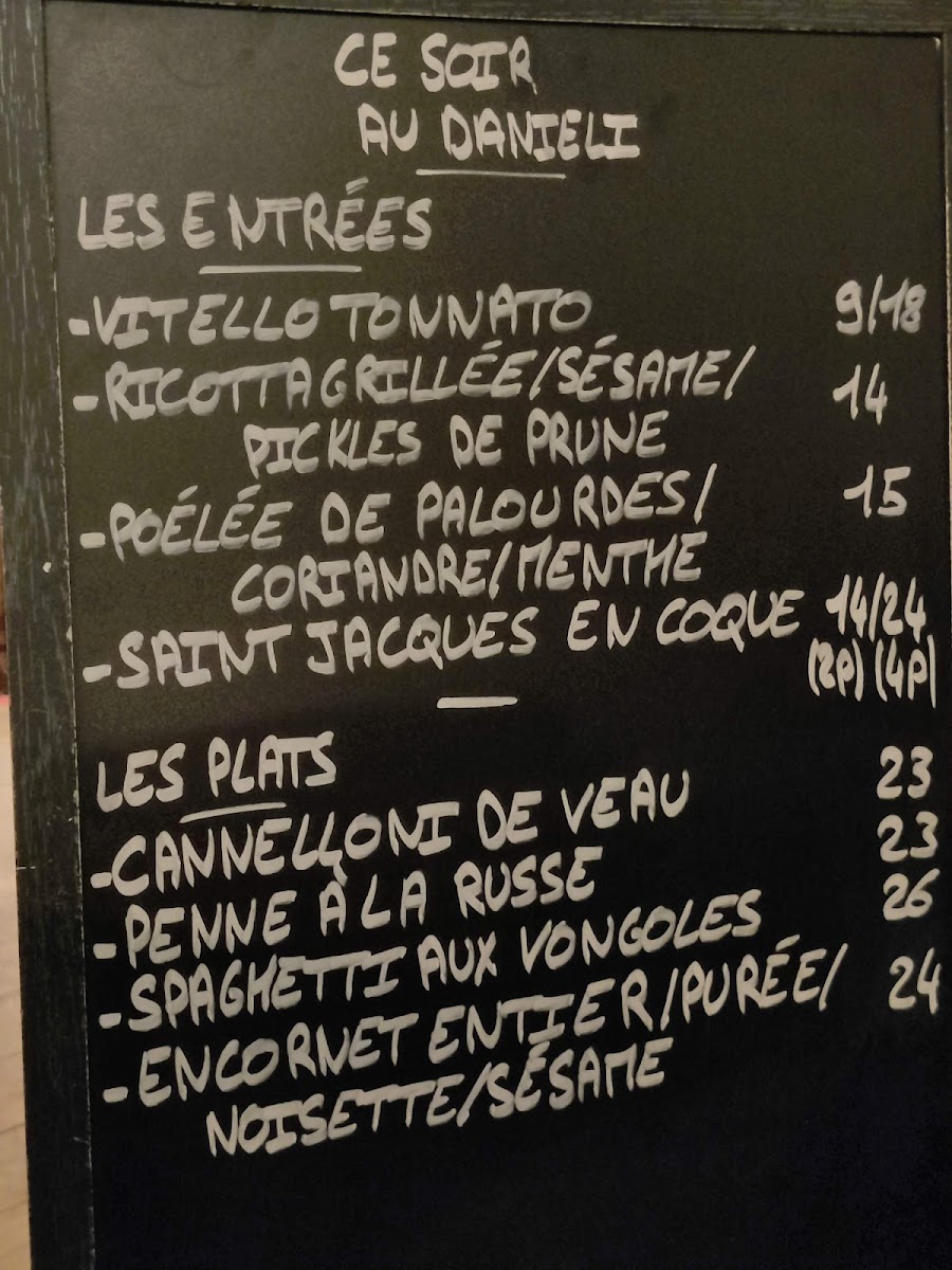Menu Le Danieli-3