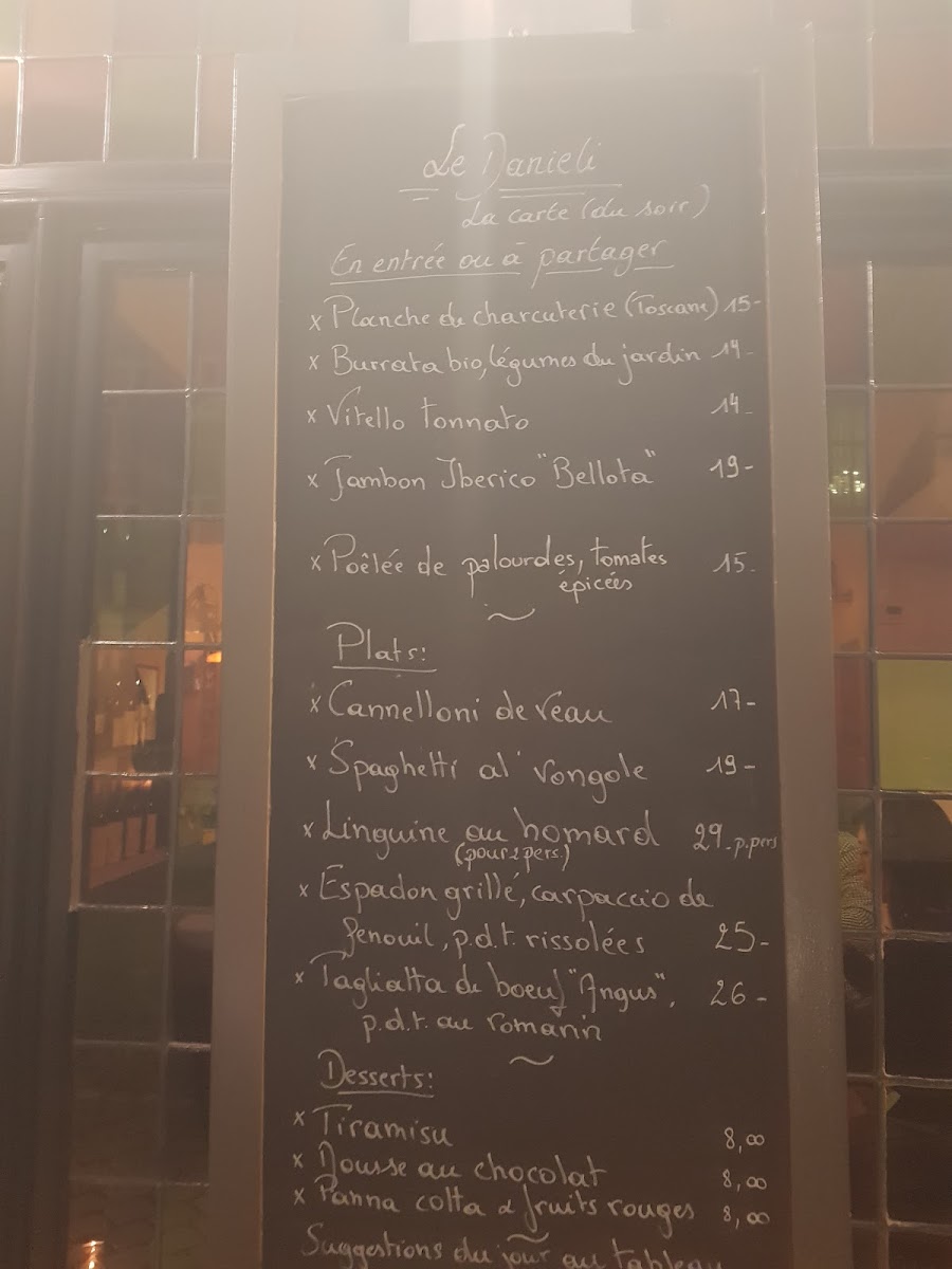Menu Le Danieli-7