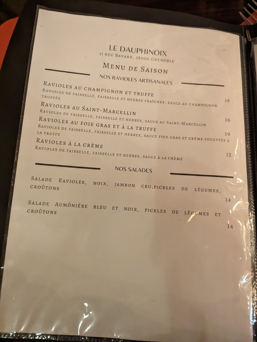Menu Le Dauphinoix-10