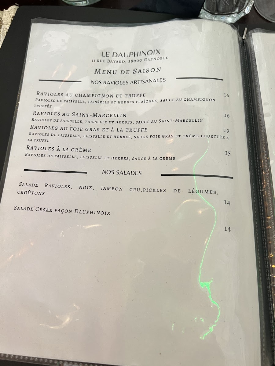 Menu Le Dauphinoix-4