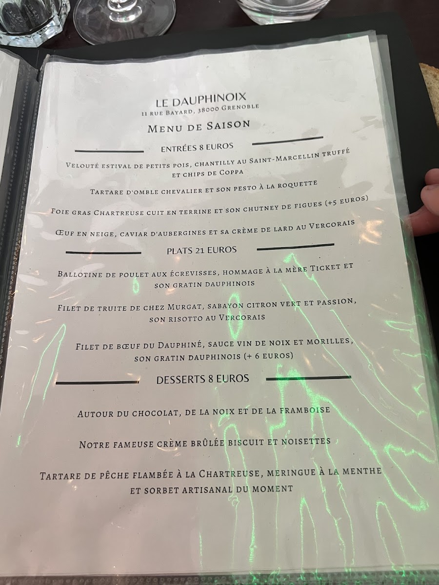 Menu Le Dauphinoix-5