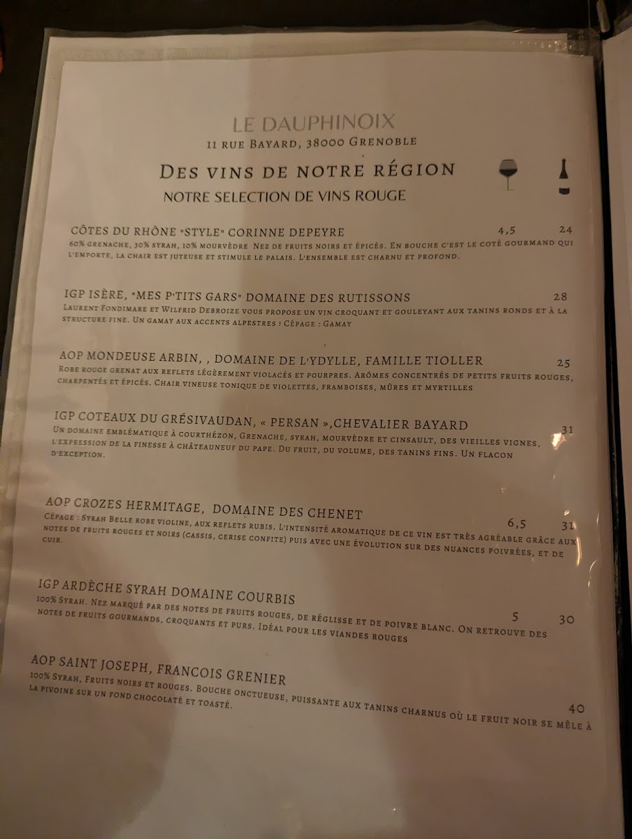 Menu Le Dauphinoix-9