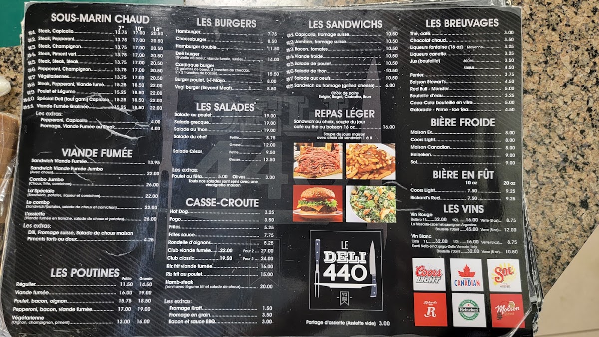 Menu Le Deli 440-1