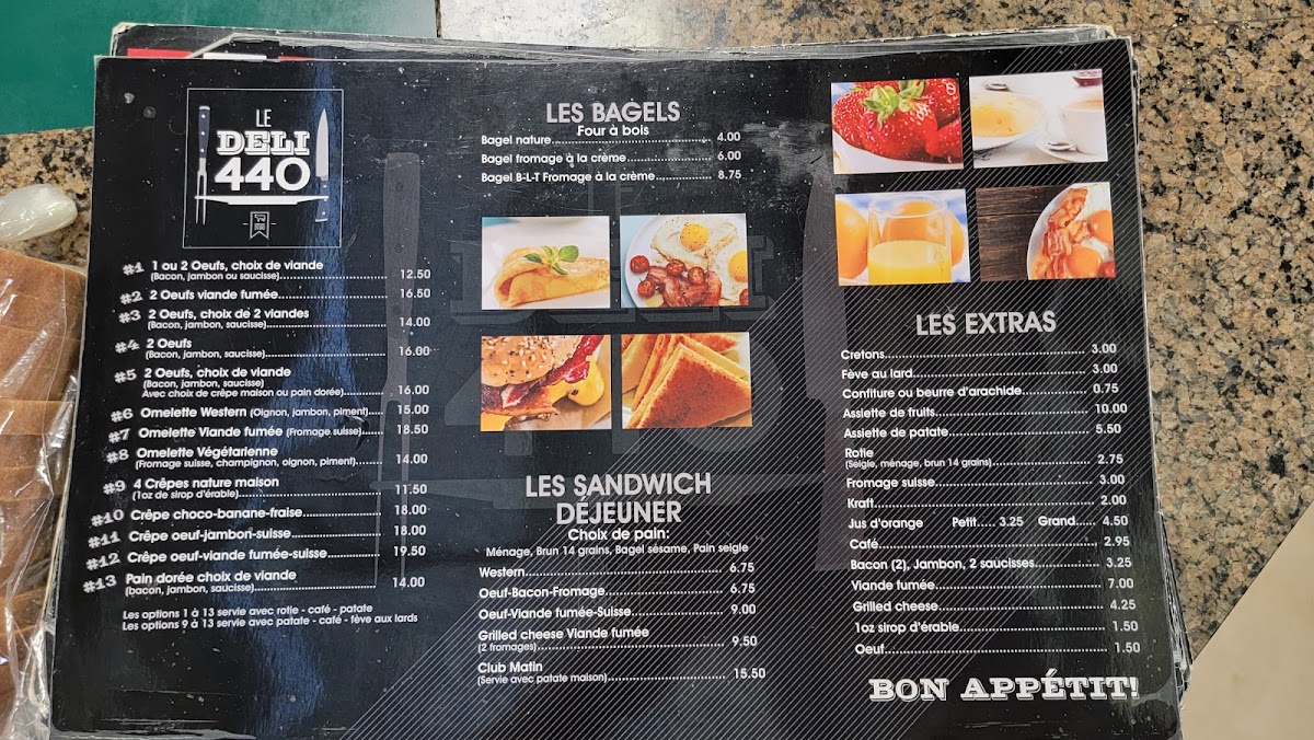 Menu Le Deli 440-2