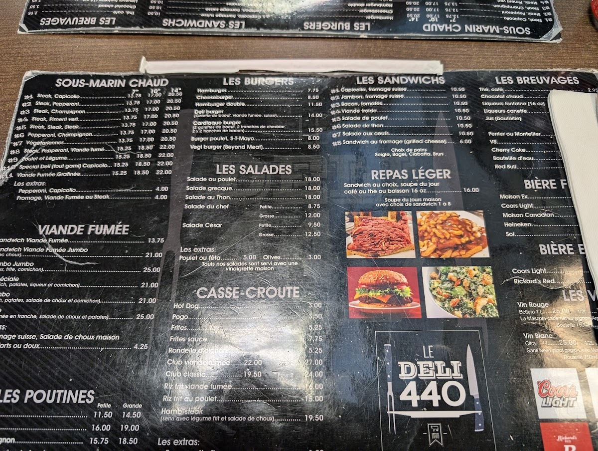 Menu Le Deli 440-4
