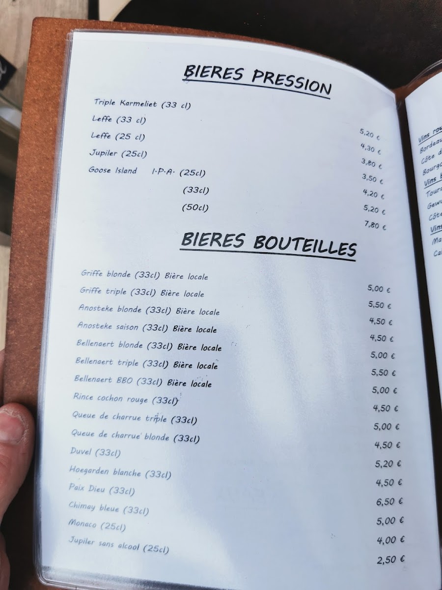 Menu Le Diable Au Thym : Restaurant Estaminet À Merville-9