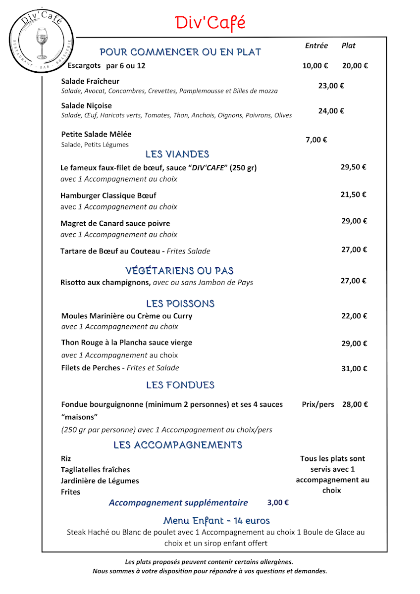 Menu Le Div Café-2