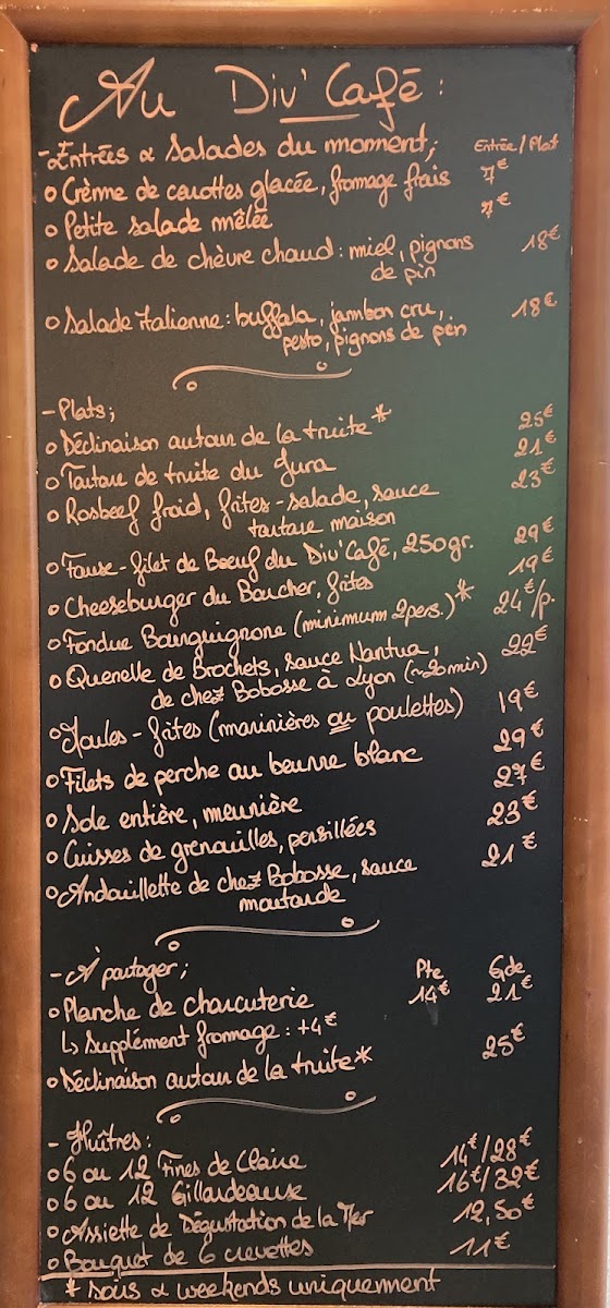 Menu Le Div Café-5