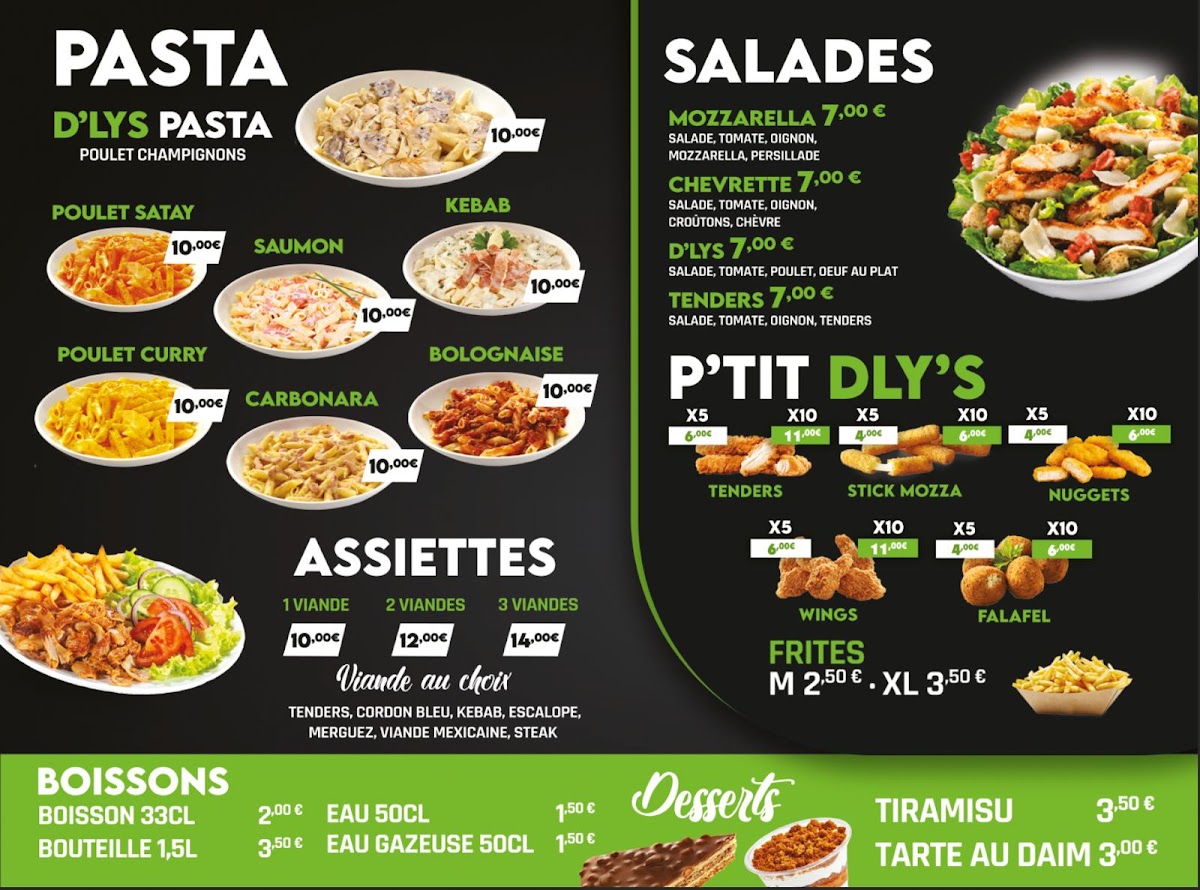 Menu Le D'lys Tacos-1