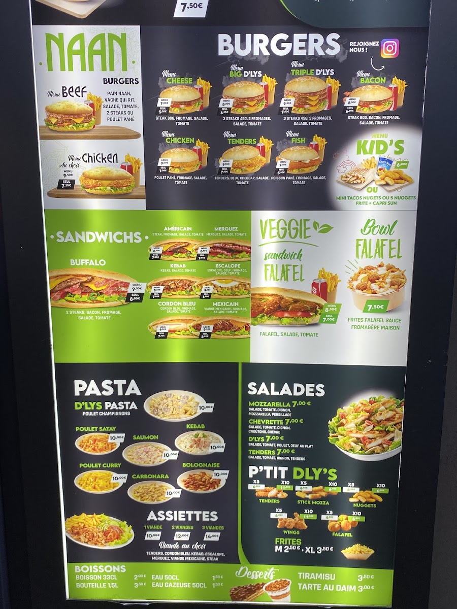 Menu Le D'lys Tacos-4