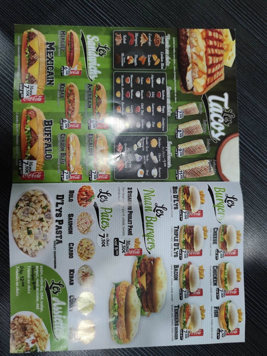 Menu Le D'lys Tacos-5