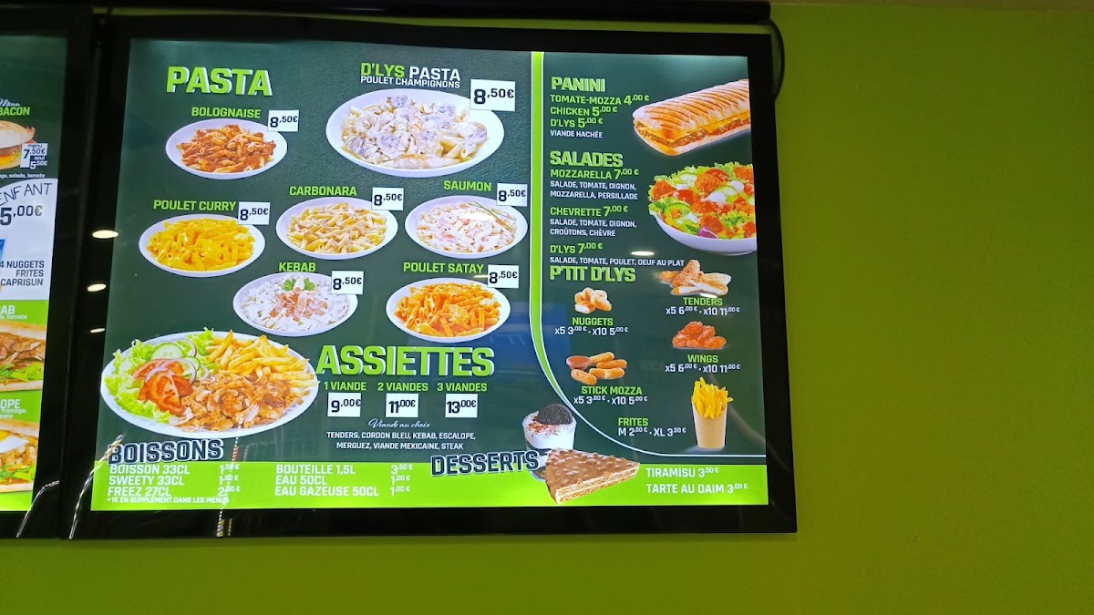 Menu Le D'lys Tacos-9
