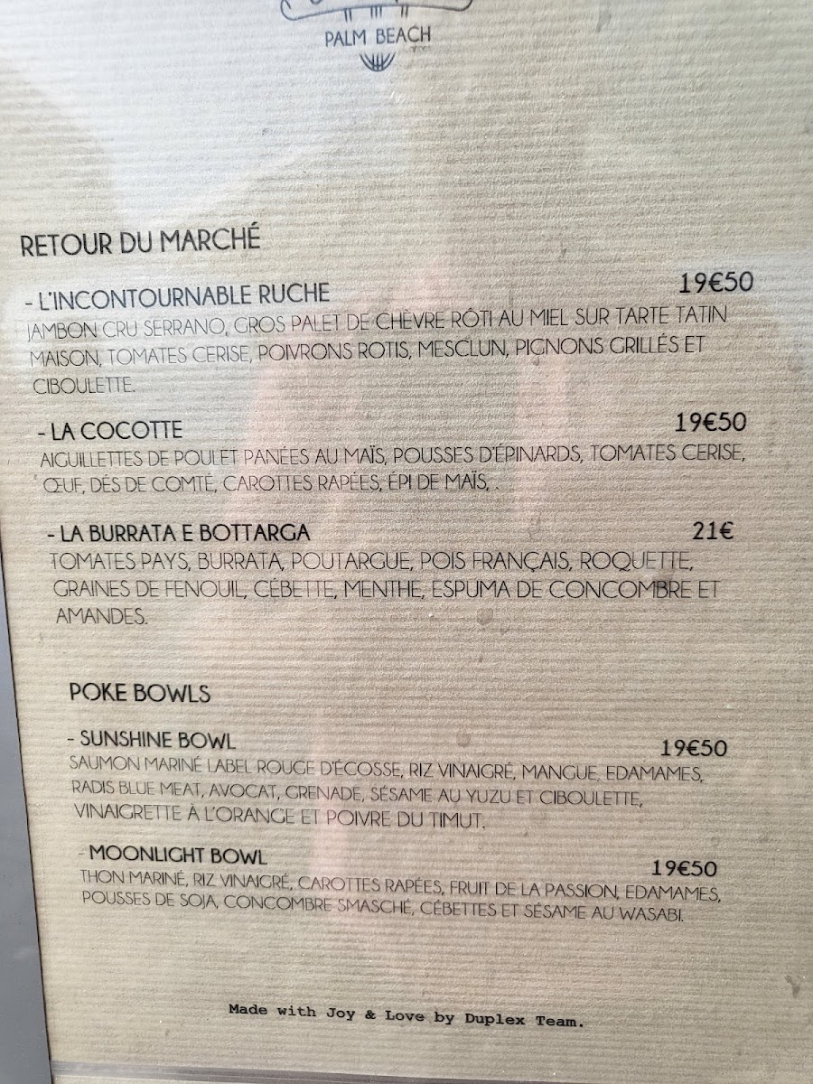 Menu Le Duplex-1