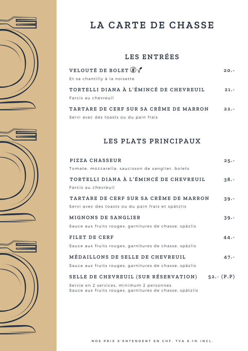 Menu Le Forum Restaurant & Pizzeria-1