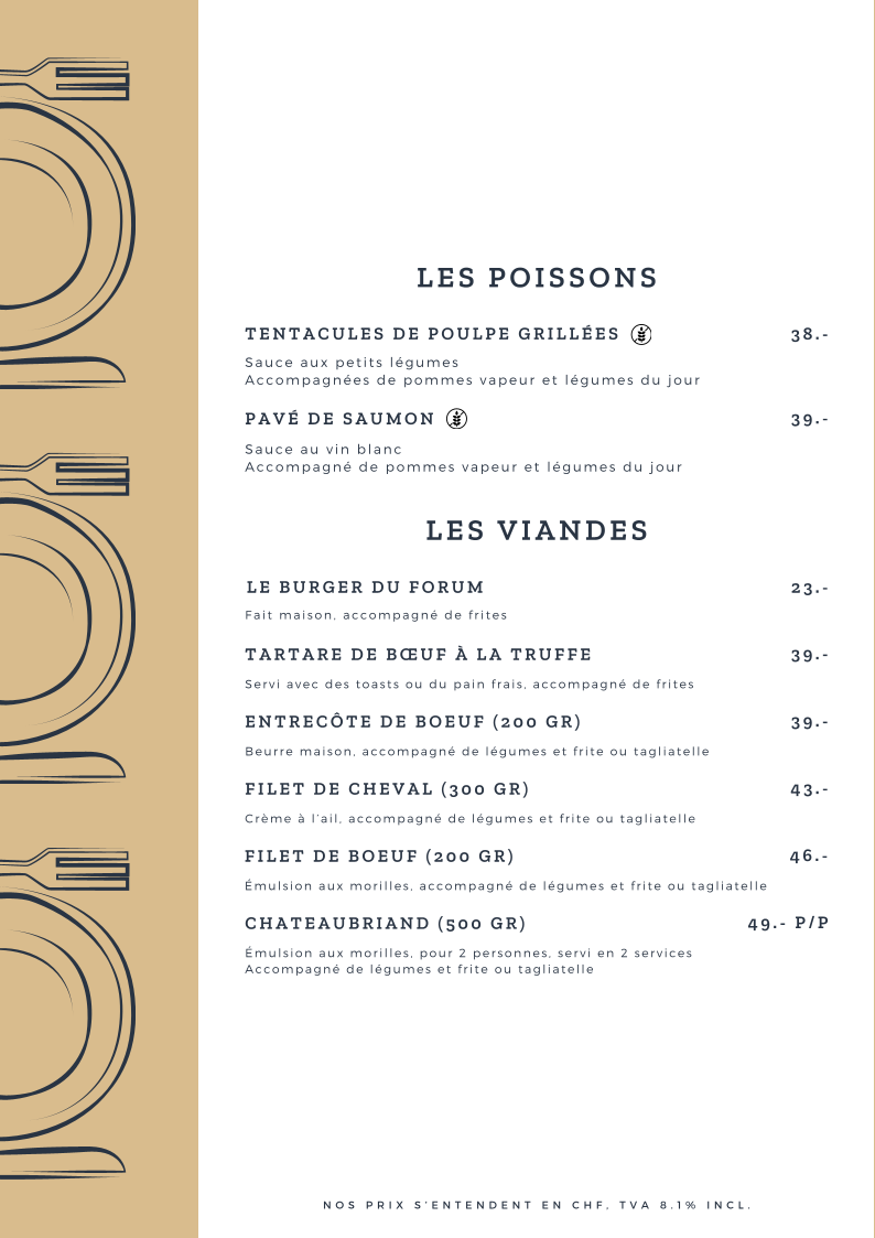 Menu Le Forum Restaurant & Pizzeria-3