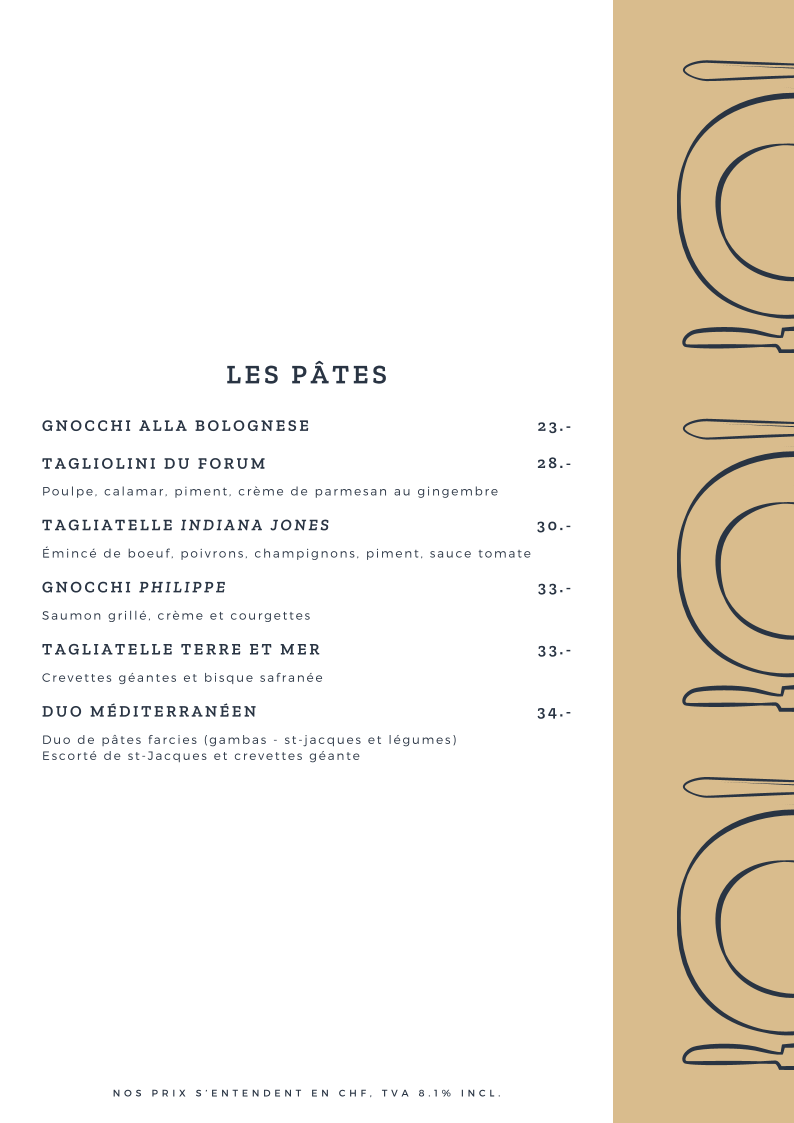 Menu Le Forum Restaurant & Pizzeria-6