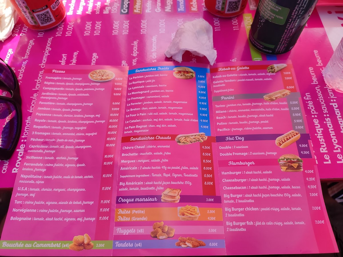 Menu Le Four À Pain - Snack/pizza-4