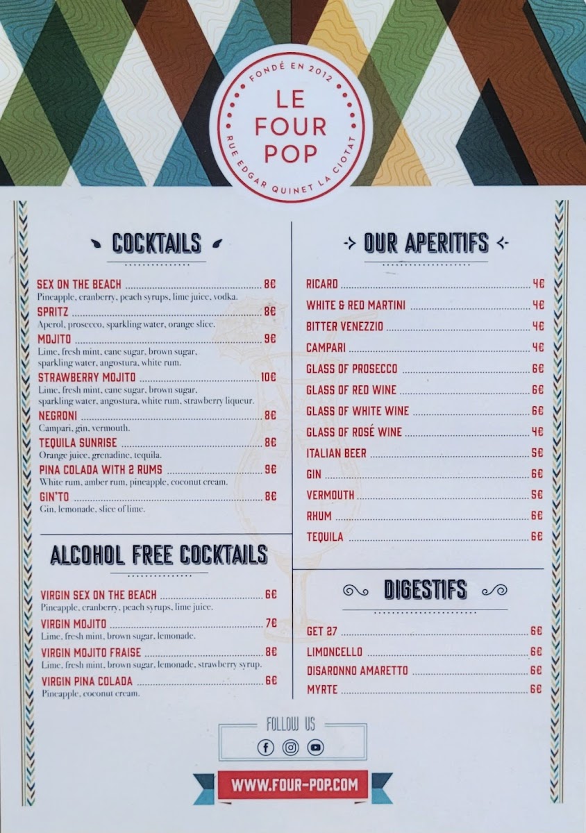 Menu Le Four Pop-4