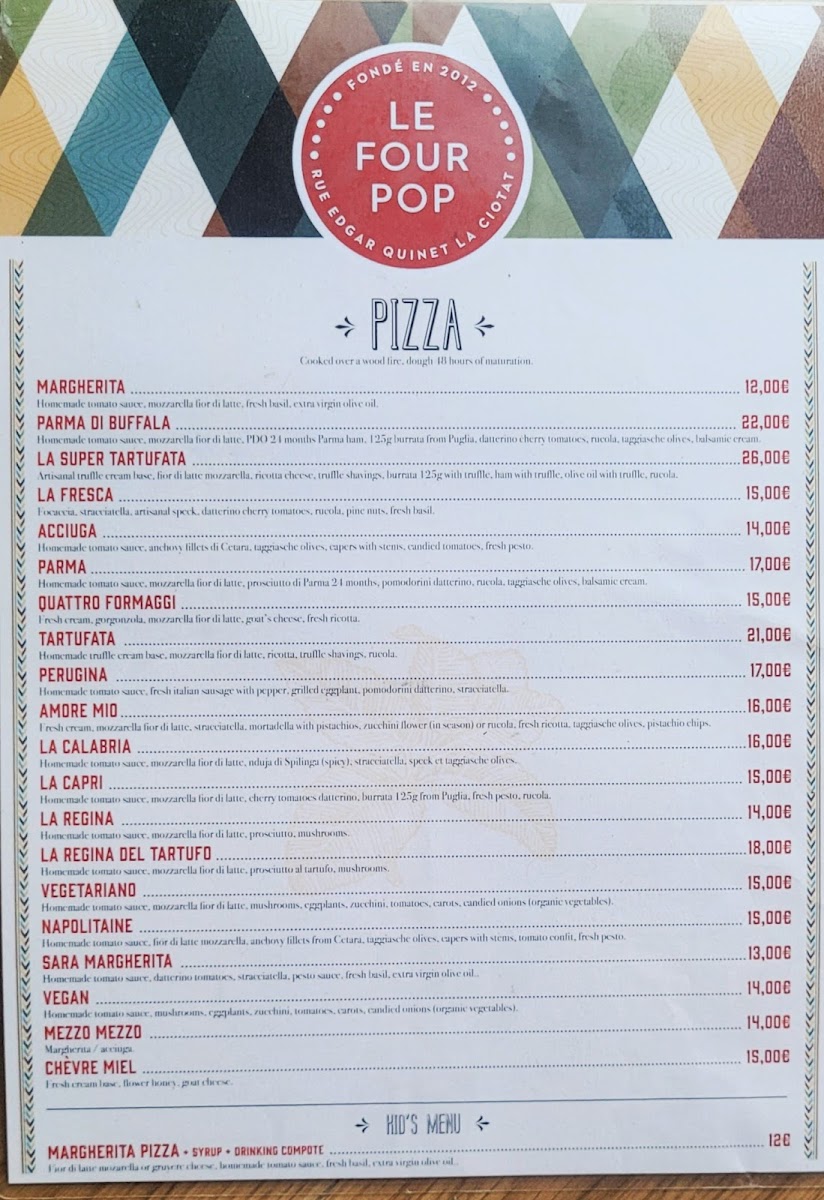 Menu Le Four Pop-6
