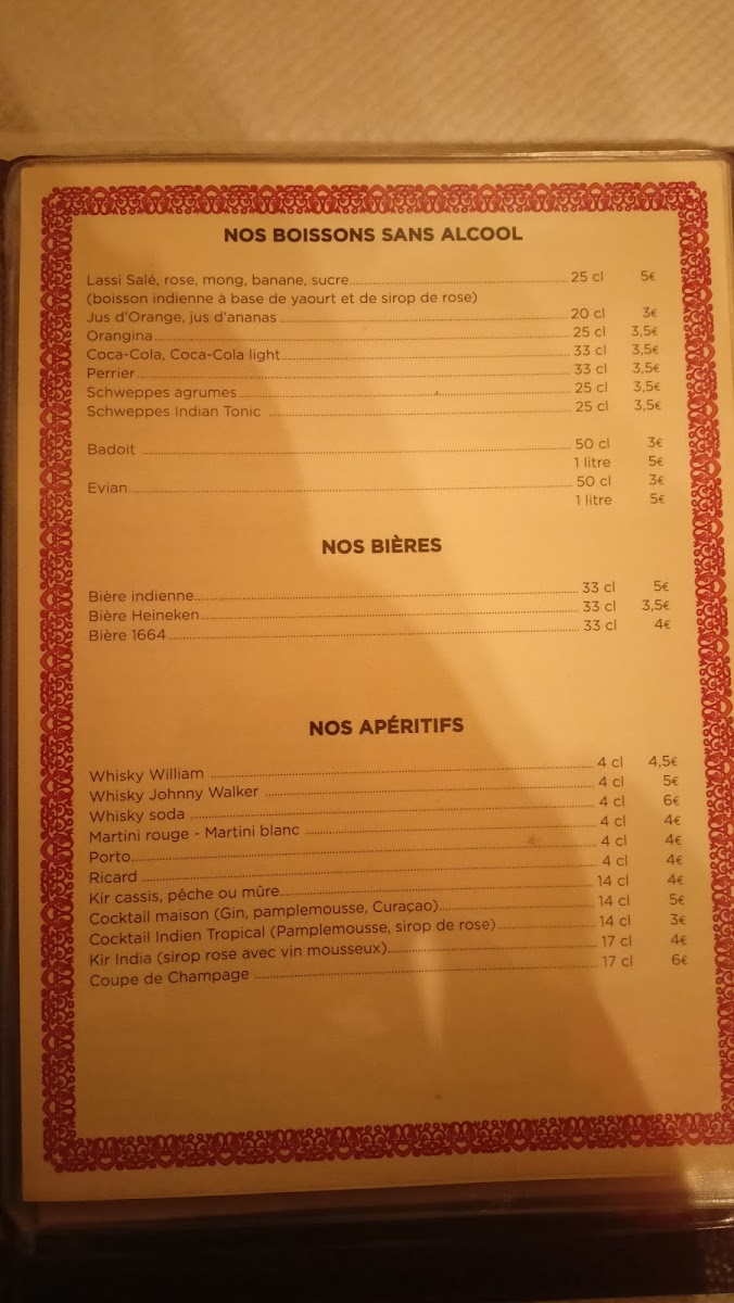 Menu Le Gandhi-9