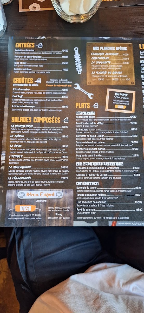 Menu Le Garage-2