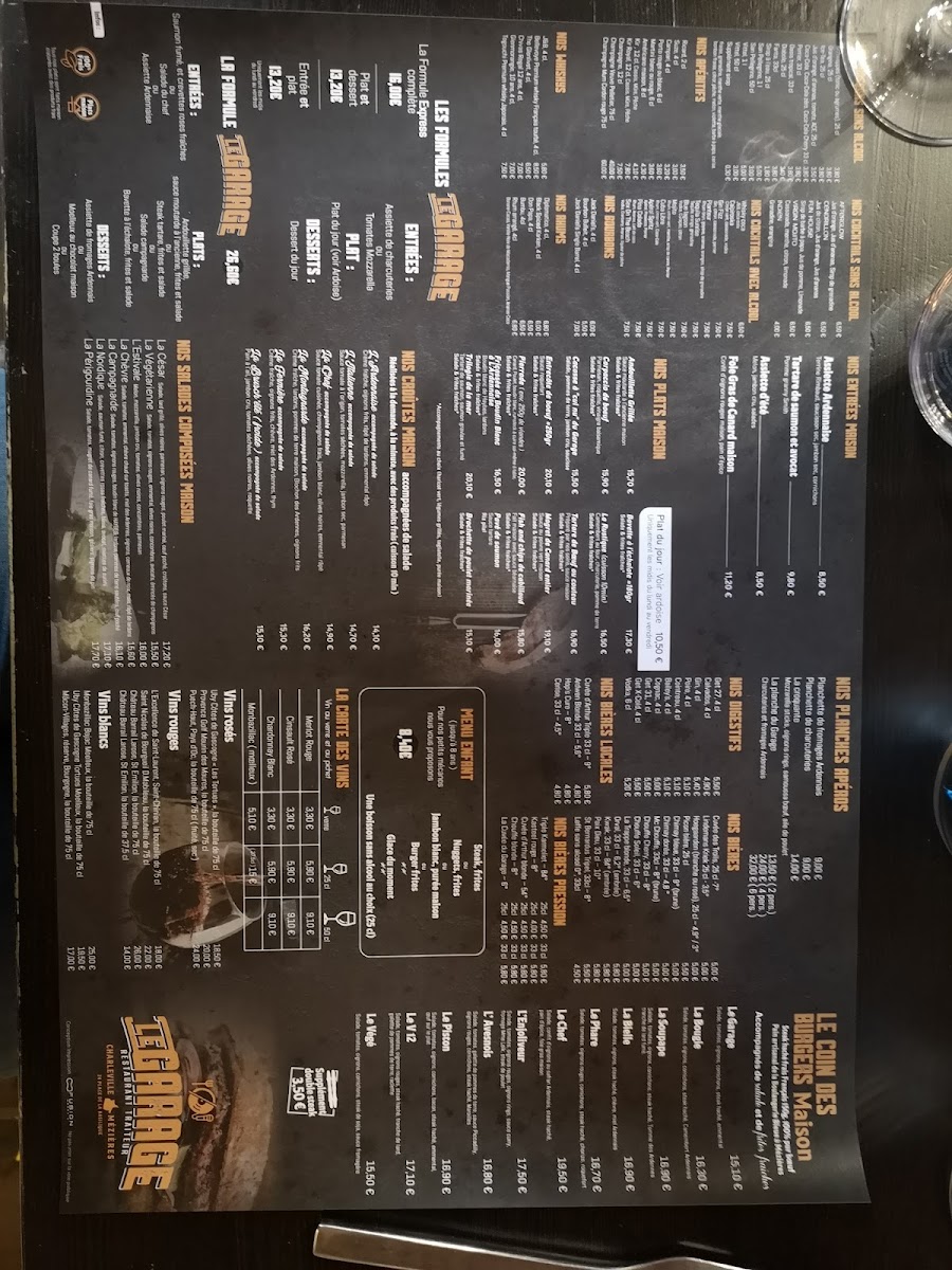 Menu Le Garage-3