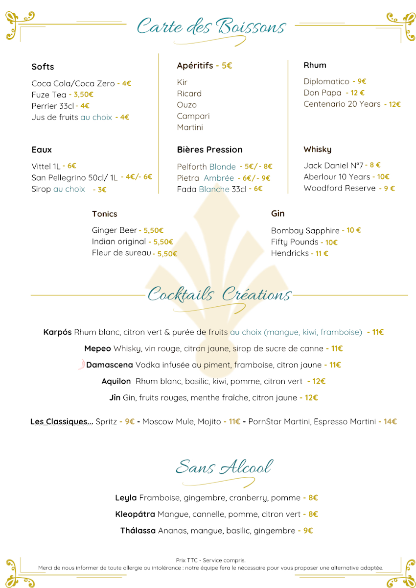 Menu Le Ghymnos-4
