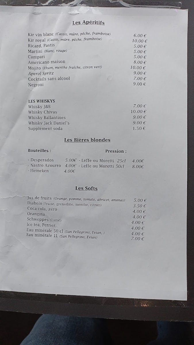 Menu Le Girafon-1